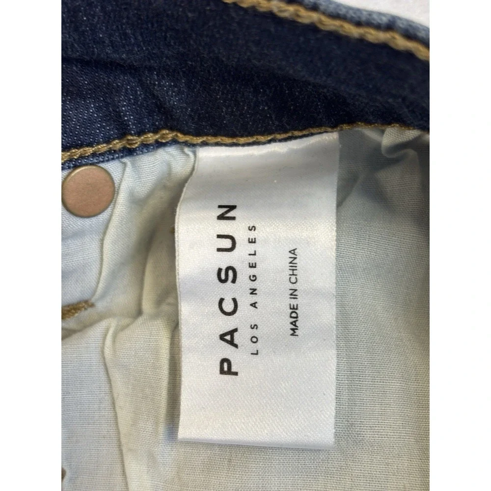 PACSUN Women's 26 Two-Tone‎ Super High Rise Jegging Flair Sexy Indie Sleeze